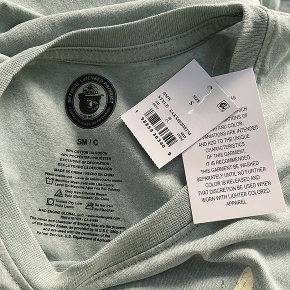 Smokey the Bear Only You Graphic Muscle Tank Top Men’s Small - Picture 7 of 9